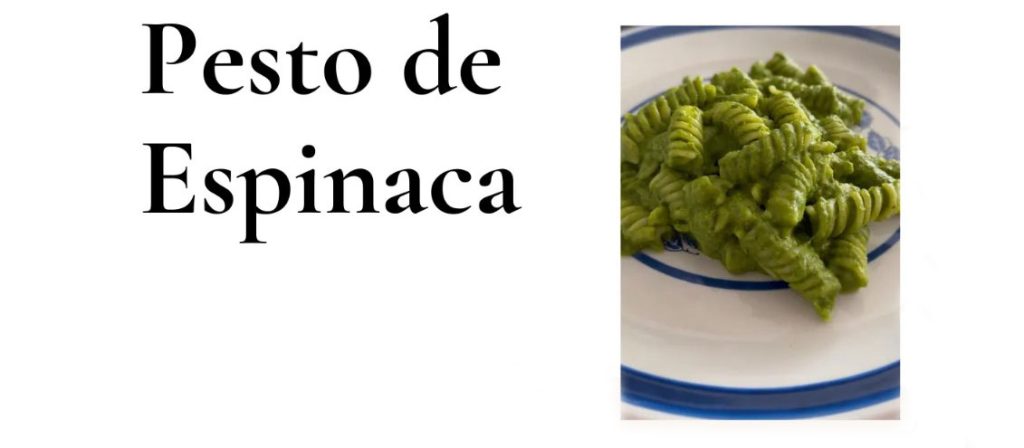 Pesto de Espinaca